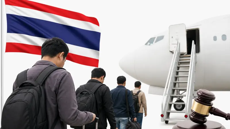 Laos Pulangkan 41 Warga Thailand Terkait Aktivitas Perjudian Online Ilegal